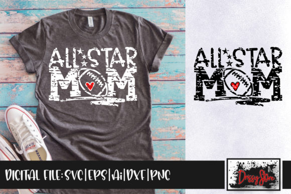 All Star Football Mom Graphics for Crafts
