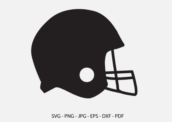 American Football Helmet Craft Design: Graphics for Crafts