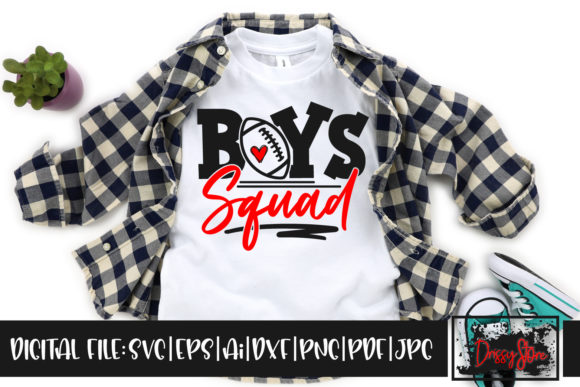 Football Boys Squad Graphics for Crafts