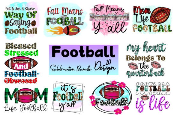 Football Sublimation Design: Graphics for Crafts & Creative Brands