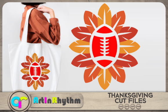 Thanksgiving Football Ball SVG: Graphics for Crafts